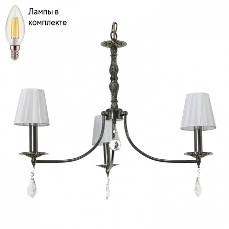 Люстра подвесная с лампочками Arti Lampadari Fiore E 1.1.3.602 PB+Lamps 