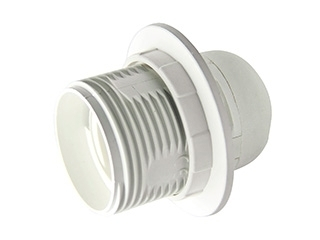 Volsten V03-P-WR-E27 (патрон резьбовой, пластиковый с кольцом под лампу E27/220V/4A) 