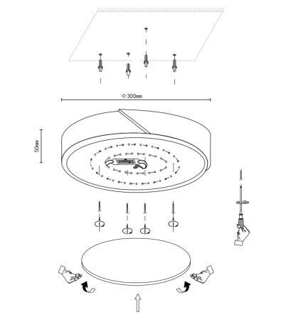 Потолочный светильник Velante 445-007-01 