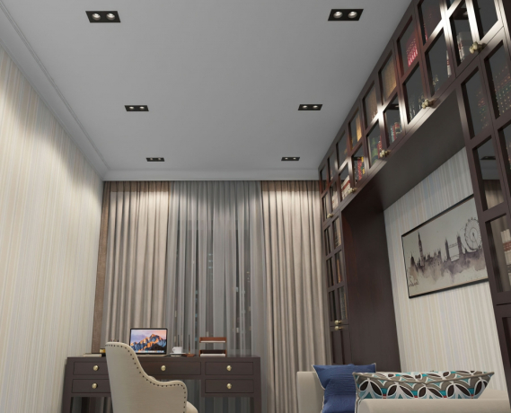 Встраиваемый светильник Denkirs DK3072-BK+WH 