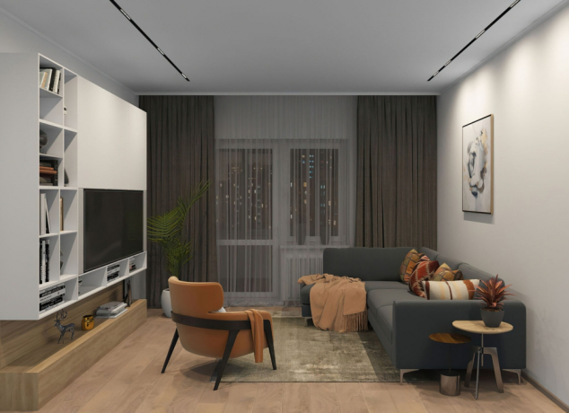 Однофазный LED светильник 9W 3000-6000К для трека с поддержкой ''Алиса'' Denkirs DK8001-BK 