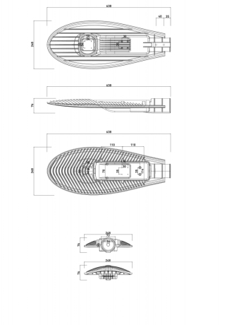 Уличные консольные светильники