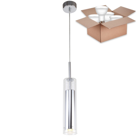 Подвесной светильник с лампочкой  Favourite Aenigma 2555-1P+Lamps Gu10 