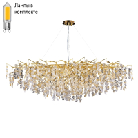 Подвесная люстра с лампочками DIVINARE 3136/01 SP-13+Lamps