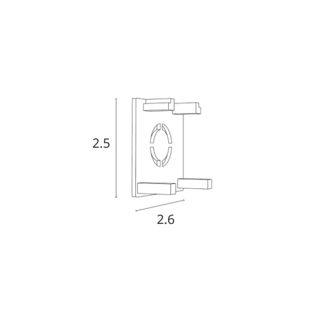 Заглушка для трека Arte Lamp Optima-Accessories A741133 