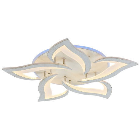 Светодиодная диммируемая люстра с ПДУ Profit Light 8028/5 PGD 90W+11W RGB 