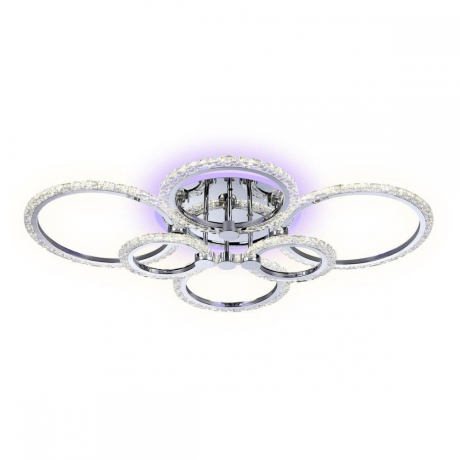 Потолочная светодиодная люстра с пультом д/у Ambrella light Acrylica FA413 