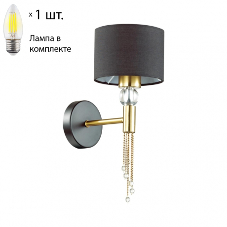Бра с лампочкой Lumion Santiago 4516/1W+Lamps Е27 Свеча 