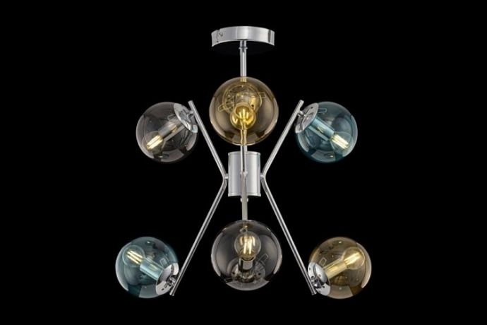 Люстра на штанге Freya Nancy FR5083PL-06CH 