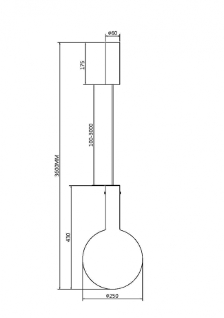 Подвесной светильник Maytoni MOD182PL-L6W3K Nebula 