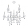8260/6 MODERNI LN26 белый/хром, металл Люстра E14 6*40W 220V NANA LUMION 