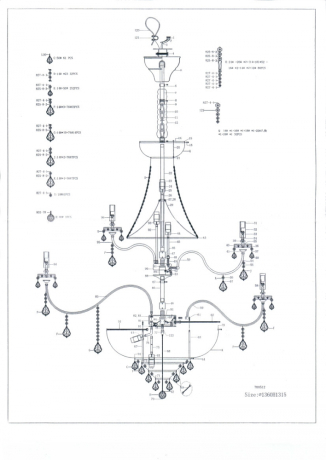 Люстра подвесная Lightstar Classic 700511 (MD000009-51) 