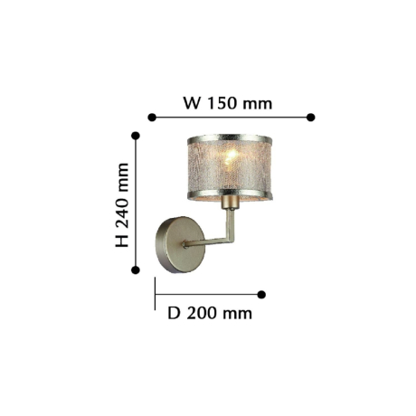 Бра на стену со светодиодными лампами, комплект от Lustrof. №152954-617957 