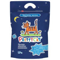 Нарушена упаковка!  <262760> PrettyCat наполнитель силикагелевый кристаллы чистоты 1,9 кг
