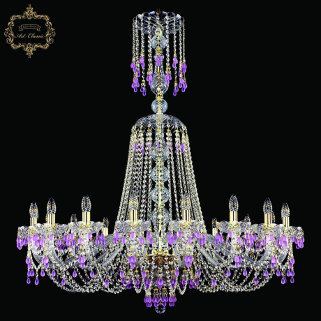 Подвесная люстра Bohemia Art Classic 11.24 11.24.18.400.XL-125.Gd.V7010 