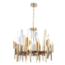 Люстра подвесная с лампочками CRYSTAL LUX Casa SP-PL12 Brass+Lamps 