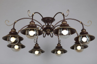 Люстра потолочная с лампочками Omnilux OML-50407-08+Lamps