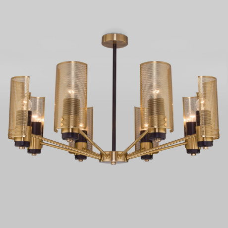 Люстра на штанге Eurosvet Grino 70139/8 латунь 