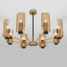 Люстра на штанге Eurosvet Grino 70139/8 латунь 