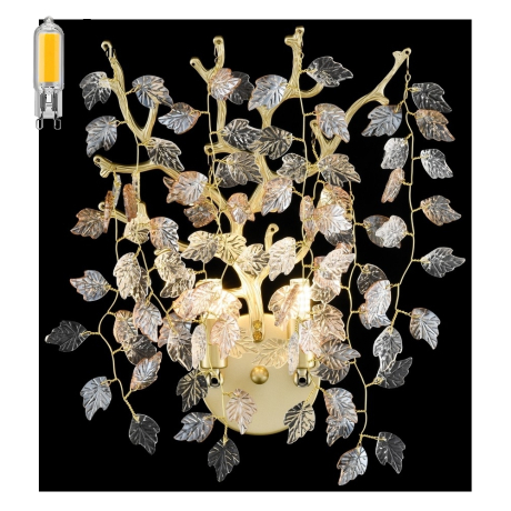 Светильник на стену с Led лампочками в комплекте Velante 184-401-02+Lamps 