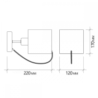 Бра Escada Intense 683/1A Chrome