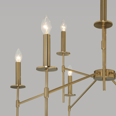 Люстра на штанге Eurosvet 60142/9 латунь (a061931) 