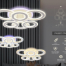 Потолочная диммируемая люстра с пультом ДУ Ambrella light FA8805 WH 