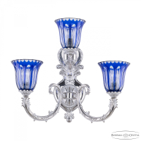 Бра Bohemia Ivele Crystal 7109B16/2+1/210 NW P2 U Clear-Blue/H-1H