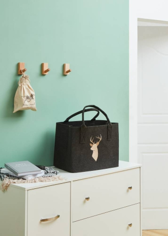 426539 Сумка женская TOMISATO, L400, B260, H300, 100 % полиэстер, серый, бежевый Eglo 