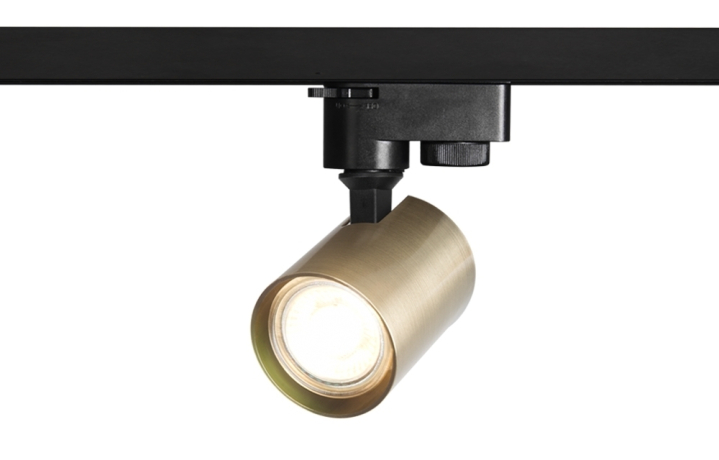 Светильник трекового однофазного шинопровода с Led лампочками в комплекте CRYSTAL LUX CLT 0.31 001 60 BL-BZ+Lamps 