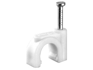 Volsten V02-6W-1-07-050 (Скоба пластиковая круглая 7 мм (50шт.)) 