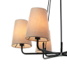 Люстра с лампочками, подвесная, комплект от Lustrof. №176715-617198 