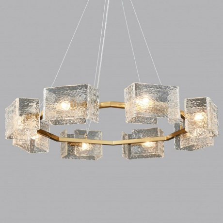 Подвесная люстра iLamp Dallas 2078-D890 BR 