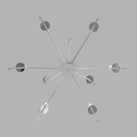 Люстра на штанге Eurosvet 60142/9 хром (a061934) 