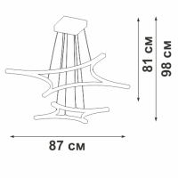 Люстра Vitaluce V2511DT-0/4+4S
