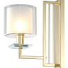 Бра Crystal Lux NICOLAS AP1 GOLD/WHITE 