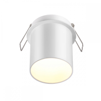 Точечный светильник со светодиодной лампочкой GU10, комплект от Lustrof. №384121-647393