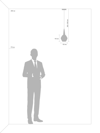 Подвесной светильник Copita Freya FR8007PL-01GB 