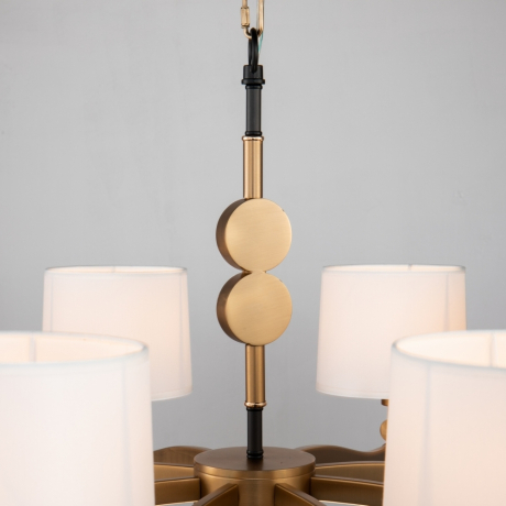 Подвесная люстра с лампочками Favourite Roshe 2624-8P+Lamps E14 Свеча 