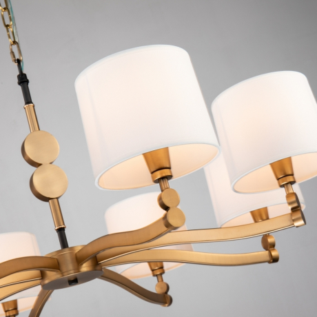 Подвесная люстра с лампочками Favourite Roshe 2624-8P+Lamps E14 Свеча 