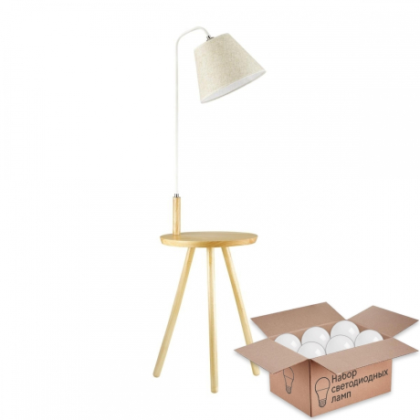 Торшер с лампочкой Odeon Light Kalda 4667/1F+Lamps 