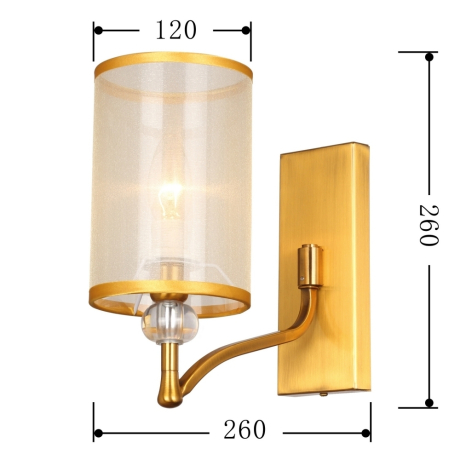 Витринный образец!  <253839> Бра Favourite Laguna 2697-1W 