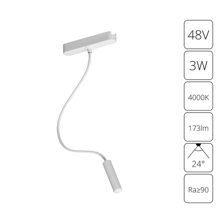 Светильник на штанге Arte Lamp Rapid A6162PL-1WH 