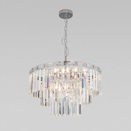 Подвесная люстра Eurosvet 10130/8 хром (a060642) 