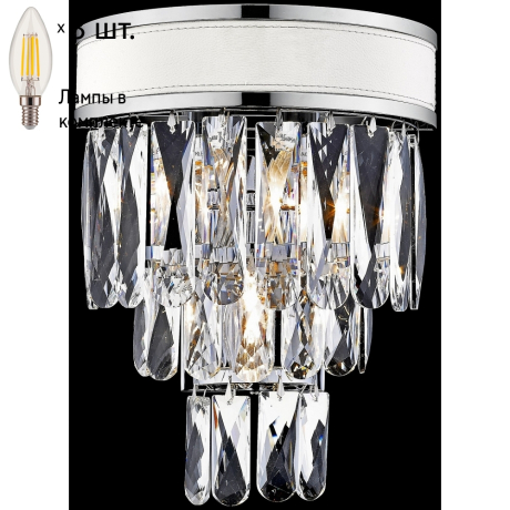 Бра с лампочками Wertmark WE136.03.101+Lamps 