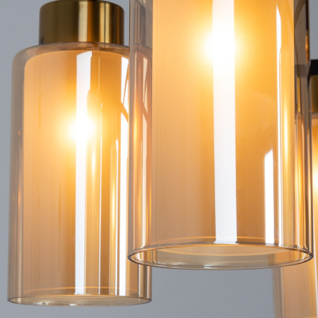 Потолочная люстра Arte Lamp Leo A7027PL-8BK 