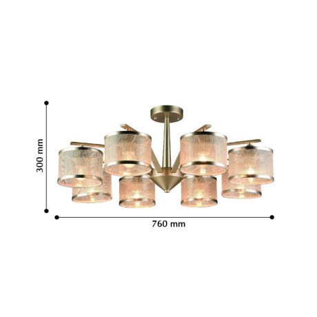 Потолочная люстра F-Promo Bonbon с поддержкой Алиса 2488-8P-А 