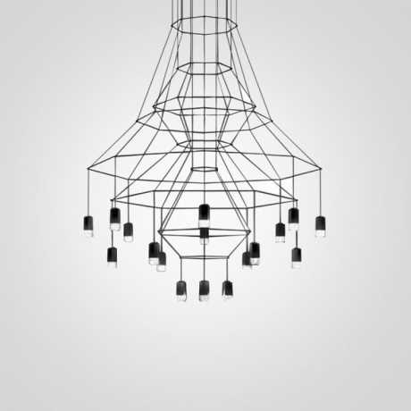 Подвесная люстра Imperiumloft Vibia Wireflow 40,1635 