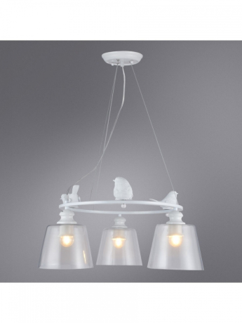 Подвесная люстра Arte Lamp Passero с поддержкой Алиса A4289LM-3WH-A 