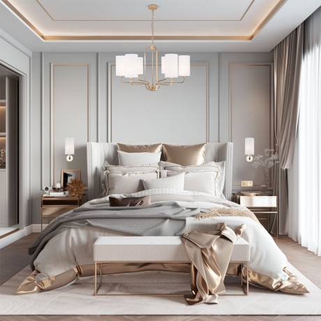 Подвесная люстра Eurosvet Purezza 60128/6 золото (a056927) 